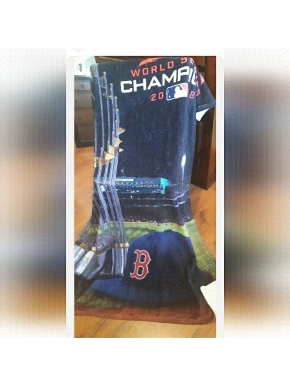 NORTHWEST BOSTON RED SOX 2018 world series FENWAY PARK fleece throw blanket
